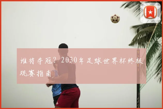 谁将夺冠?2030年足球世界杯终极观赛指南